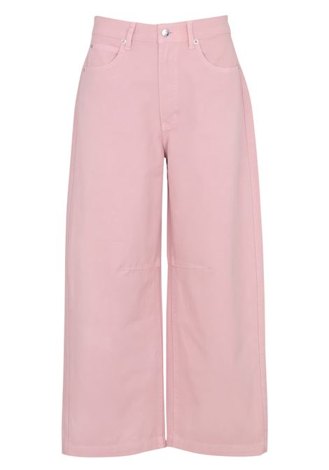 Pantalone dritto in cotone - Rosa  PUCHI Berenice | Pantaloni | 22PUCHIDUSTY PINK